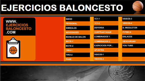 Ejercicios Baloncesto Web