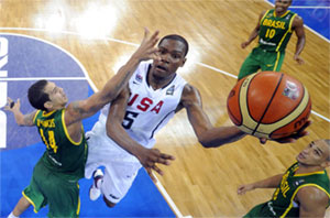 Kevin Durant. MVP Campeonato del Mundo de Baloncesto Turquía 2010. Camino a la gloria