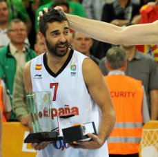 Juan Carlos Navarro. MVP de Eurobasket 2011. Y quintento ideal del Torneo.
