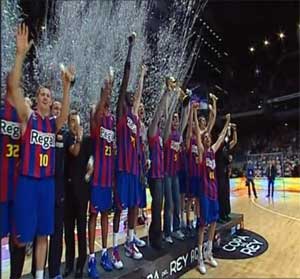 F.C. Barcelona campeón de la Copa del Rey 2011.