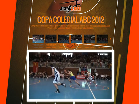 Canal videos Copa Colegial ABC  en JGBasket. Final San Agustín vs Estudio