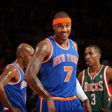 Carmelo Anthony para los New York Knicks