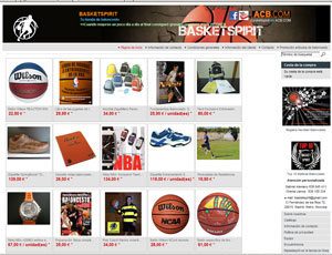 Tienda baloncesto on-line e internet. Basketspirit